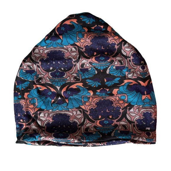 ✂️ SPRING SWEEP SALE Bohemian Colorful Print Versatile Slouchy Beanie or Scarf - Picture 3 of 9